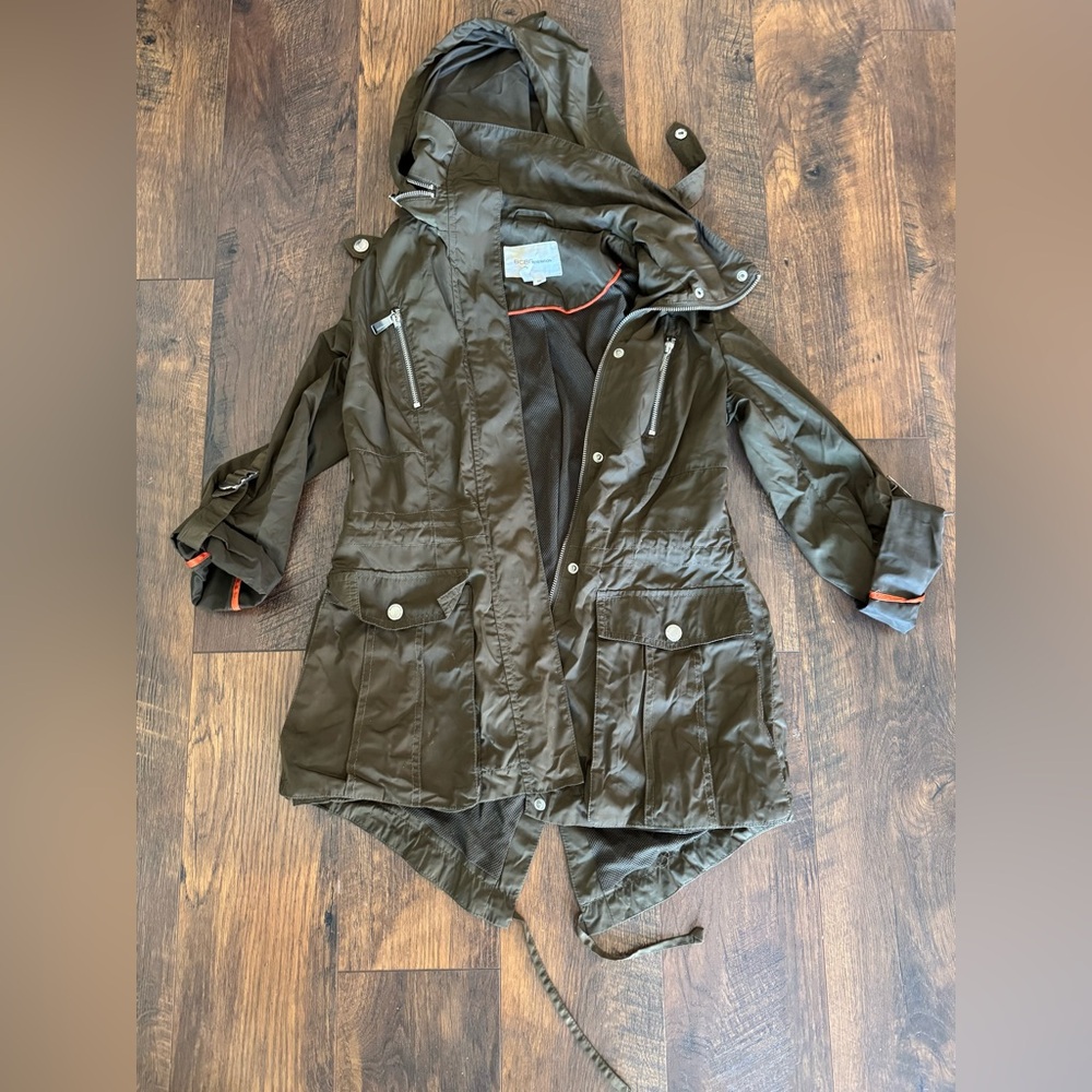 Bcbgeneration Dark Green Utility Jacket - image 1